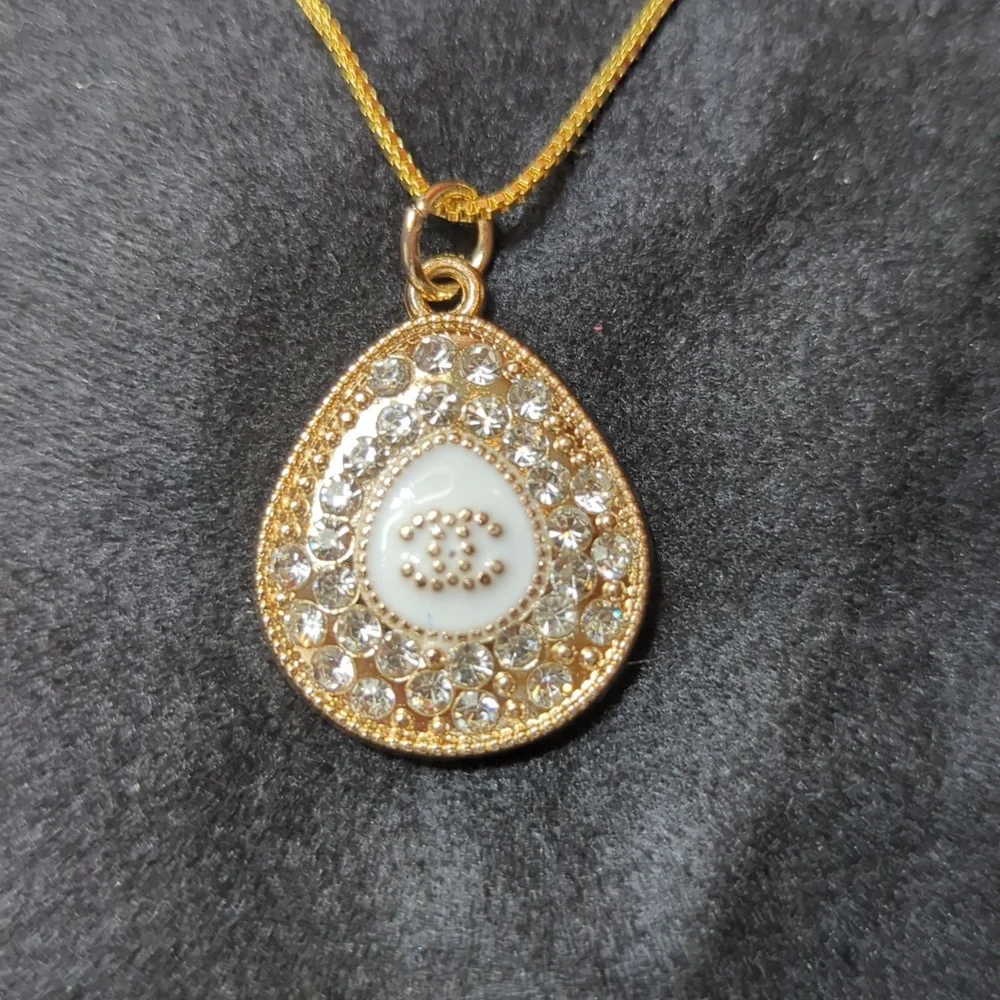 Chanel Stamped Necklace